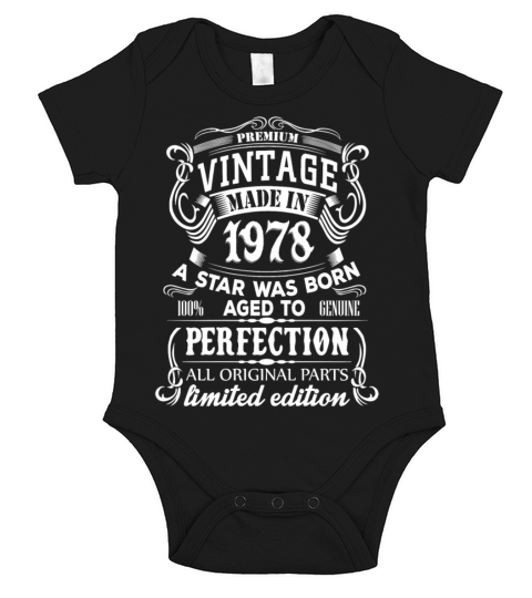 Vintage 1978 Short Sleeve Baby One-Piece