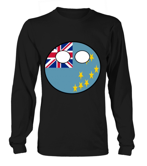 Countryball Laenderball Land Heimat Tuvalu Men's Long Sleeve