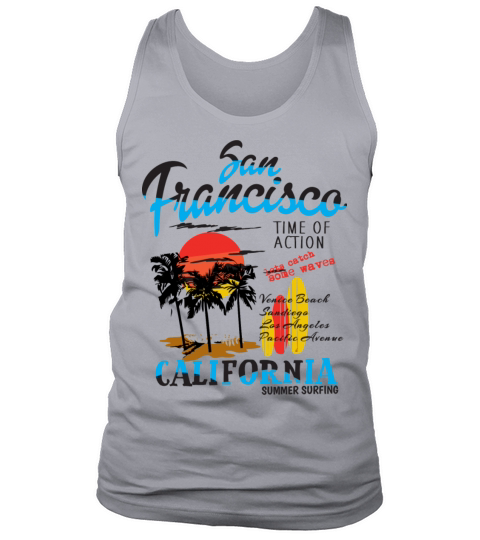 San Francisco summer Vintage Surfer T-Shirt Men's Tank Top