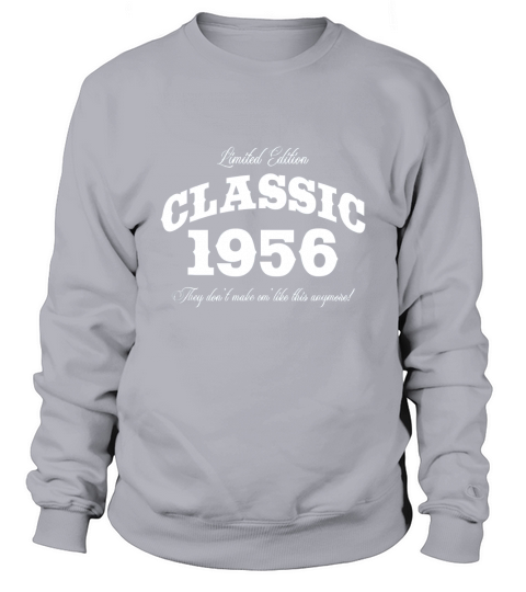 Gift for 65 Year Old Vintage Classic Car 1956 65th Birthday Sweatshirt Unisex