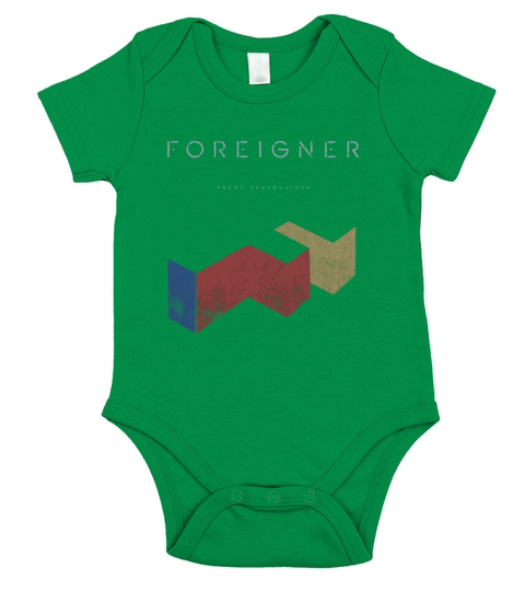 Foreigner Vintage Agent Provocateur Short Sleeve Baby One-Piece