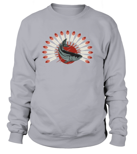 Native American Salmon Women's Sweatshirt