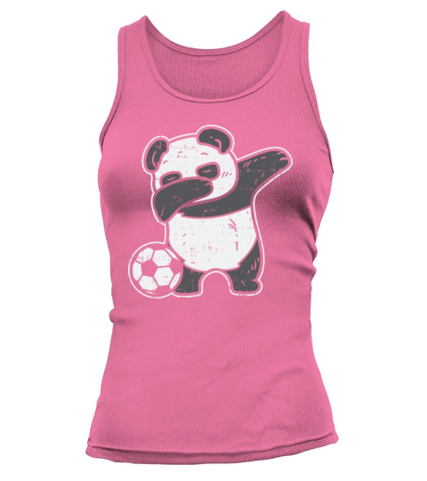 Dabbing Panda with Soccer Ball Stadium Coach Goal Women's Tank Top