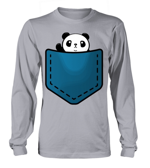 Panda in a pocket Women's Long Sleeve