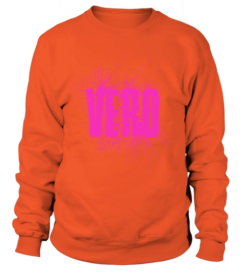 Vero Name Pink Women's Sweatshirt