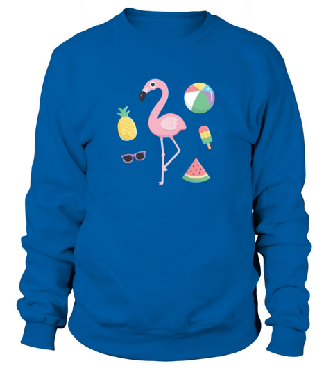 Flamingo Beach Summer Women's Sweatshirt