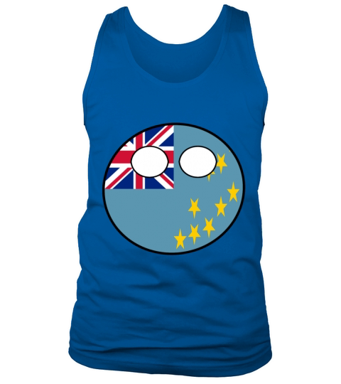 Countryball Laenderball Land Heimat Tuvalu Men's Tank Top