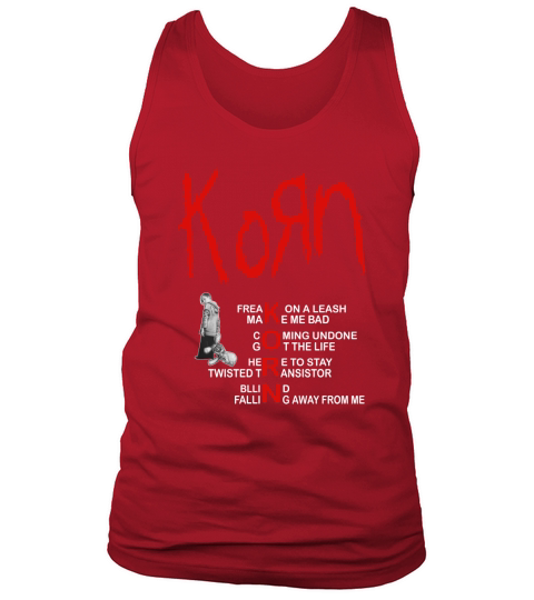 KORN BEST OF SONGS Tank Top Unisex