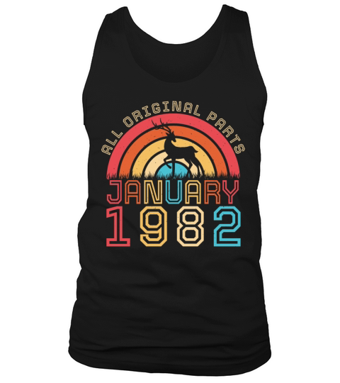 Born January 1982 Vintage Men's Tank Top
