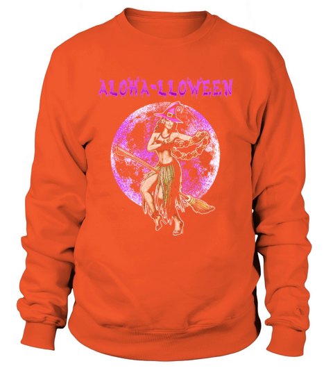 Hawaiian Alohalloween Funny Halloween Party print Women's Sweatshirt