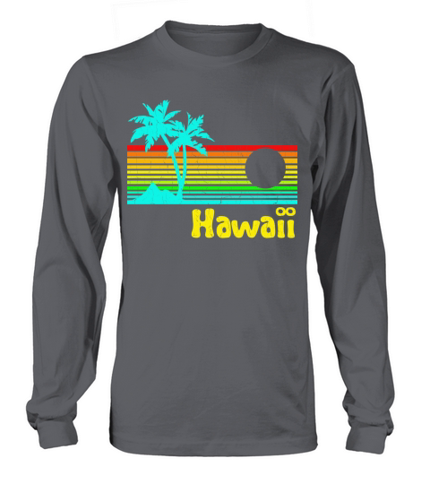 1980s Vintage Retro Hawaii Women's Long Sleeve
