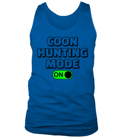 Hunting Mode On Vinatage Raccoon Hunting Gear Men's Tank Top