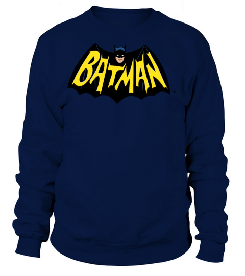 DC Comics Batman Wings Cool Logo Lettering Women's Sweatshirt