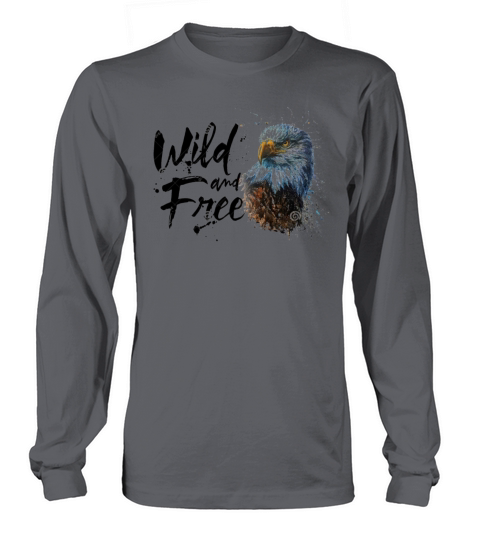 American eagle wild free wildlife print Men's Long Sleeve