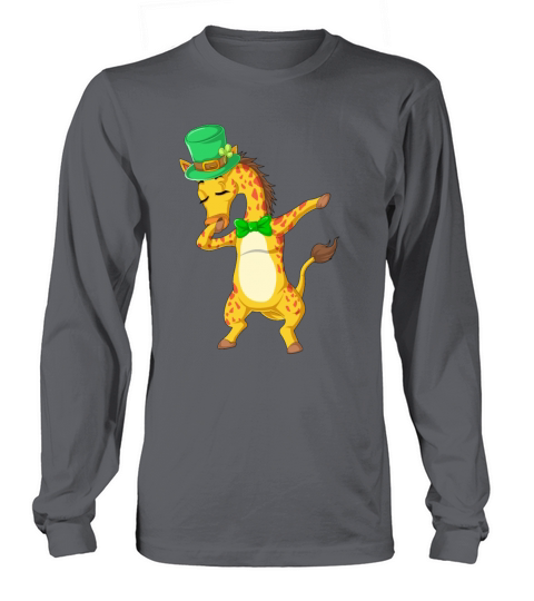 dabbing giraffe st patricks day Women's Long Sleeve