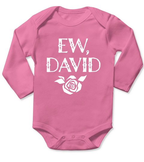 Ew David Alexis Rose Long Sleeve Baby One-Piece