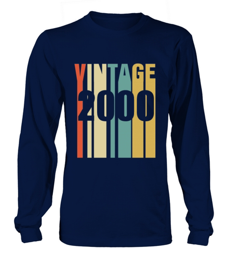 Vintage 2000 Retro Men's Long Sleeve