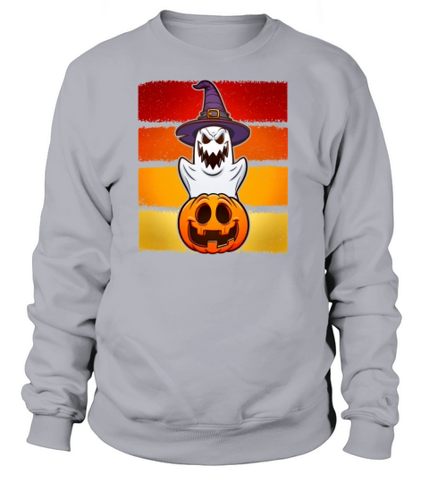 Halloween Ghost Pumpkin Funny evil Women's Sweatshirt