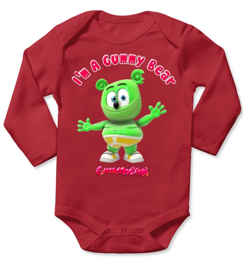 Im A Gummy Bear Long Sleeve Baby One-Piece