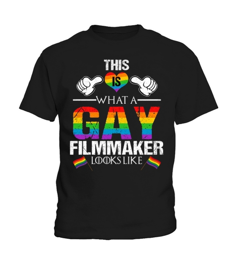 This Is What A Gay Filmmaker Looks Like LGBT Pride Kids T-Shirt