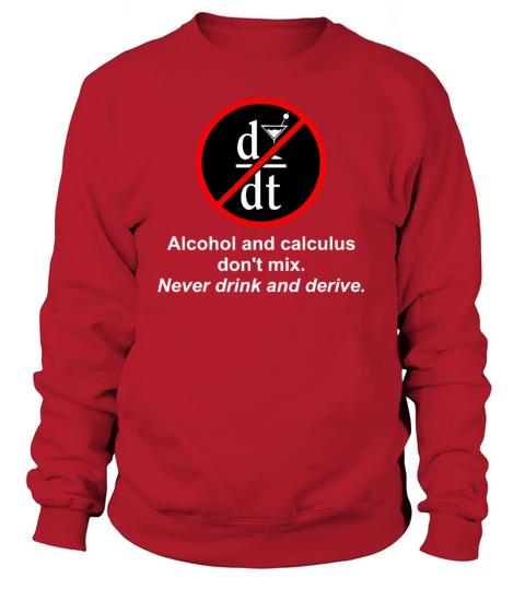Alcohol and math dont mix Women's Sweatshirt