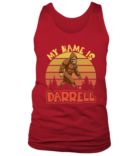Vintage My Name is Darrell Bigfoot Believers Tank Top Unisex