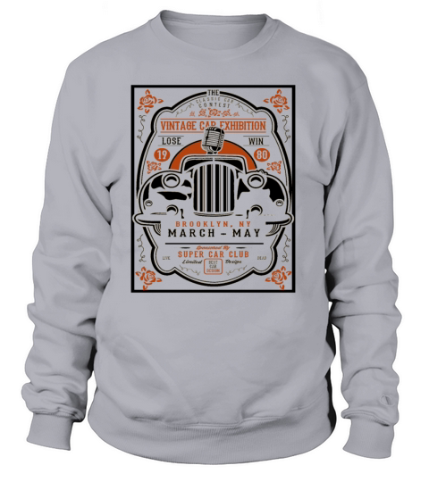 Motorsport Retro Classic Car Automobile Vintage Women's Sweatshirt