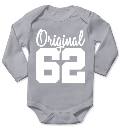 60th birthday Outfit Women Men Original Vintage 1962 Long Sleeve Baby One-Piece