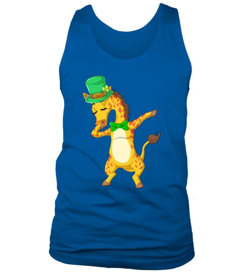 dabbing giraffe st patricks day Men's Tank Top