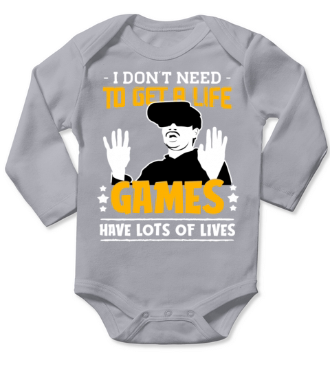 gamer quote Long Sleeve Baby One-Piece