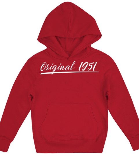 Vintage 1951 70th Birthday Est 1951 Kids Hoodie