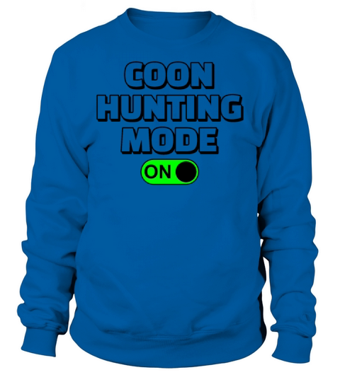 Hunting Mode On Vinatage Raccoon Hunting Gear Men's Sweatshirt