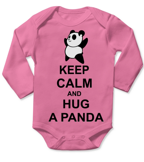 panda Long Sleeve Baby One-Piece