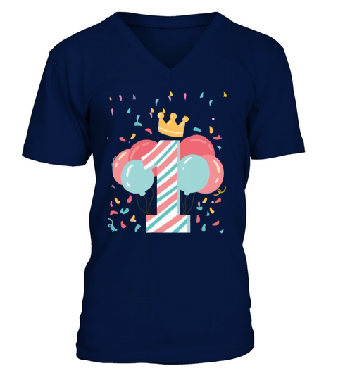 Birthday Baby - 1st Birthday Men's V-Neck T-shirt
