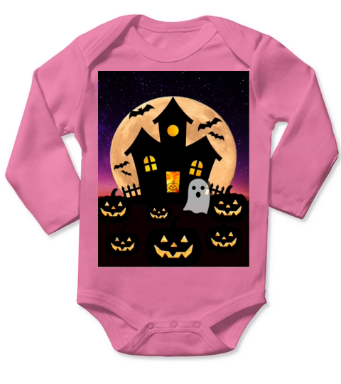 Horror Halloween day Long Sleeve Baby One-Piece
