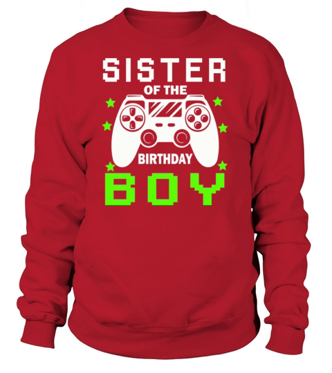 Sister of the birthday boy Family Matching game Women's Sweatshirt