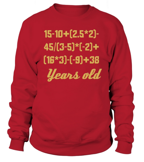 60 Years Old Algebra Equation Women's Sweatshirt