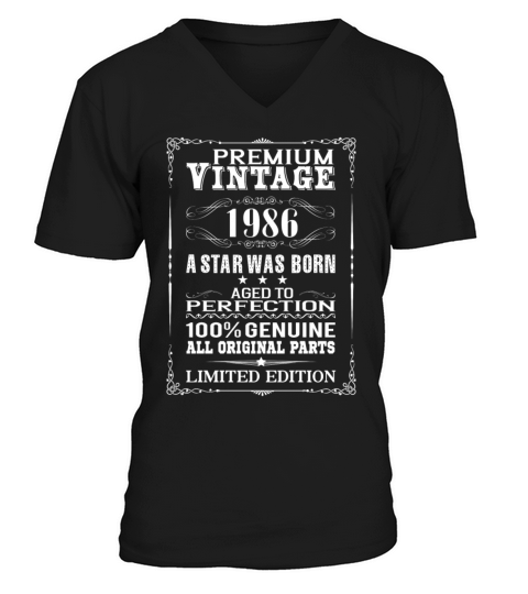 PREMIUM VINTAGE 1986 Men's V-Neck T-shirt