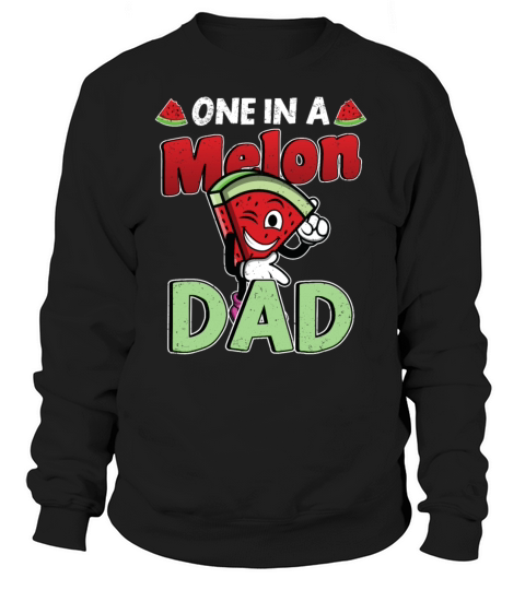 Melon Papi Family Watermelon Father Papa Dad Women's Sweatshirt