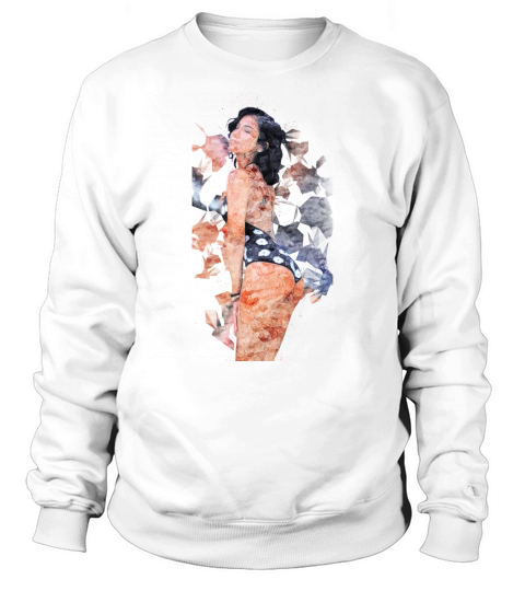 Jhene Aiko Floral Sweatshirt Unisex