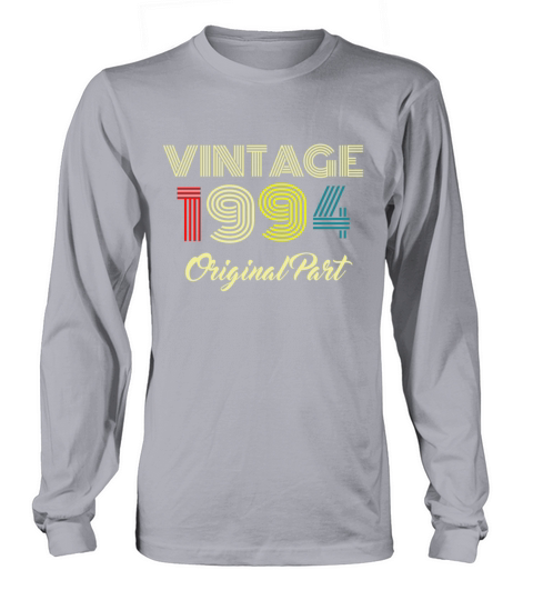 1994 Vintage Birthday Original Part Women Men Gift Men's Long Sleeve