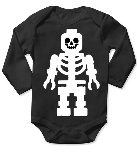 skeleton Long Sleeve Baby One-Piece