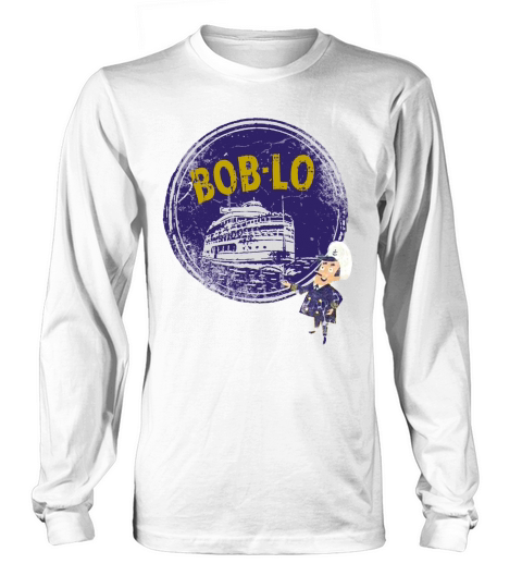 Vintage Retro Classic Cute Detroit Boblo Island  T-Shirt Long sleeved Unisex