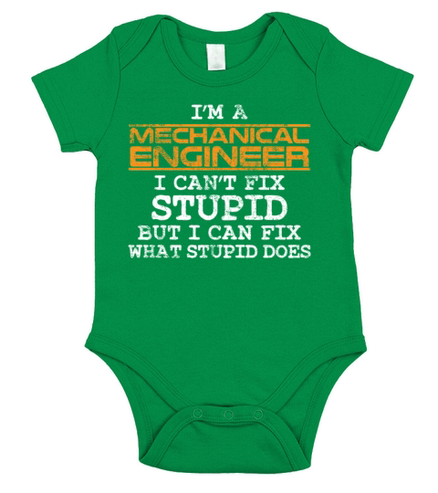 Mechanical Engineer Short Sleeve Baby One-Piece