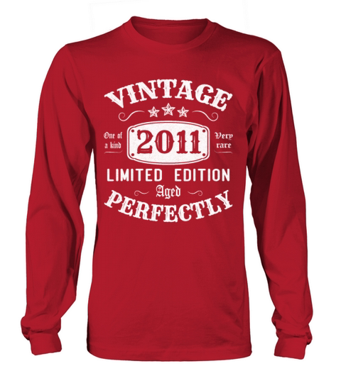 Vintage 2011 Limited Edition Aged Perfectly Women's Long Sleeve