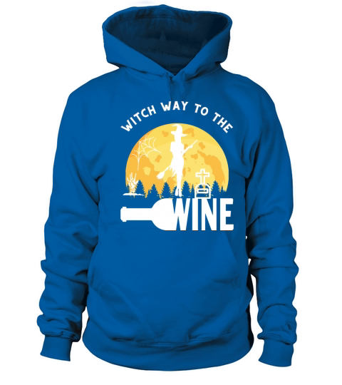 Witch Way To The Wine Bottle To Walking In The Women's Hoodie