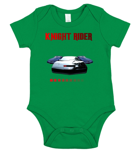 Knight Rider Short Sleeve Baby One-Piece