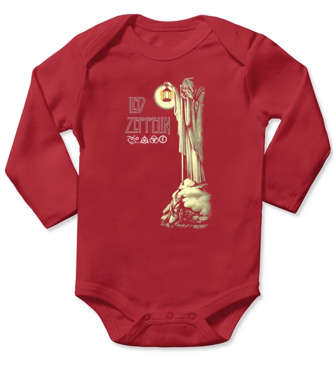 Led Zeppelin Long Sleeve Baby One-Piece