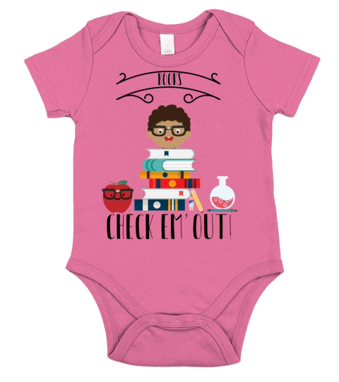 Books Check Em Out Short Sleeve Baby One-Piece