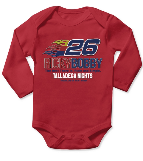 Talladega Nights The Ballad of Ricky Bobby Long Sleeve Baby One-Piece